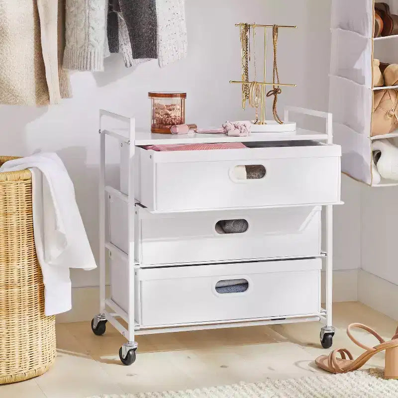 3 Drawer Cart on Wheels