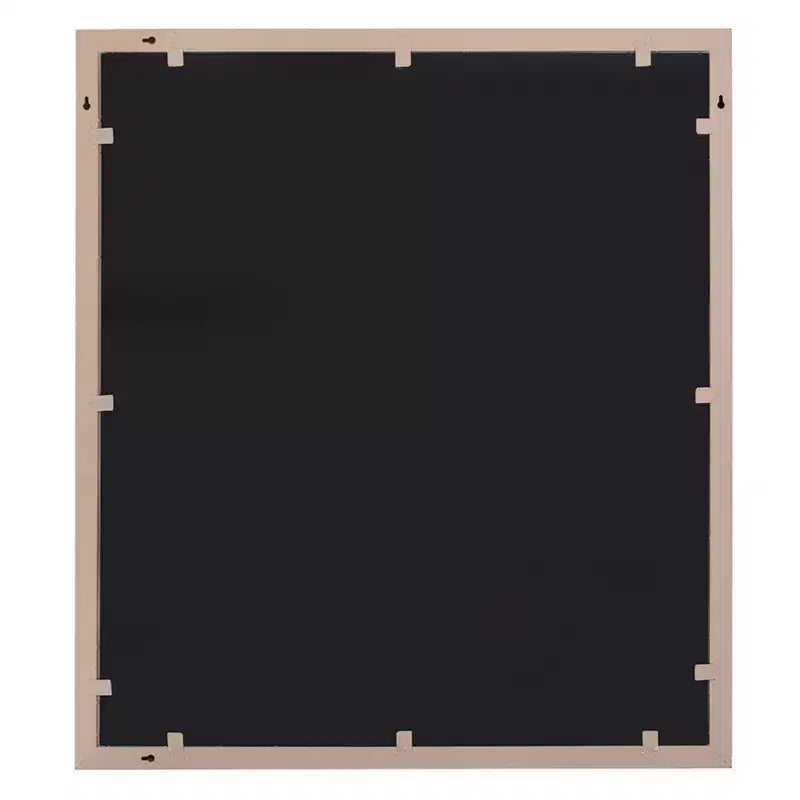 38"x34" Metal Framed Beveled Wall Mirror