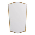 Kate & Laurel All Things Decor 22"x36" Sedelle Tapered Decorative Framed Mirror Gold