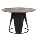 Acme Furniture Zudora Dining Table Antique Oak/Black Finish