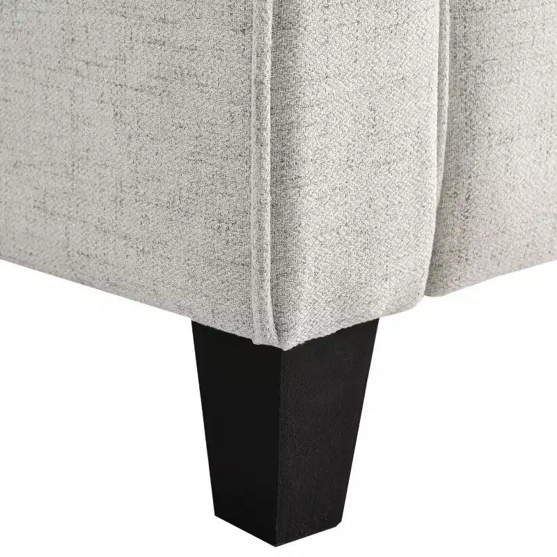 Woven Beige Loveseat