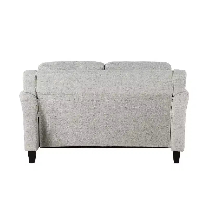 Woven Beige Loveseat
