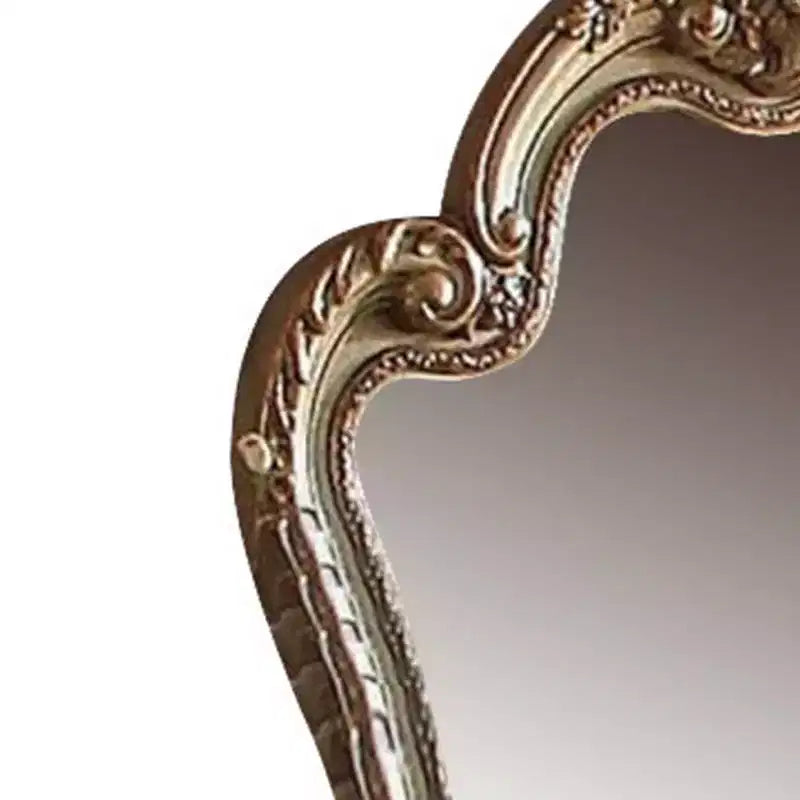 Dresser Mirror Gold Patina/Bone