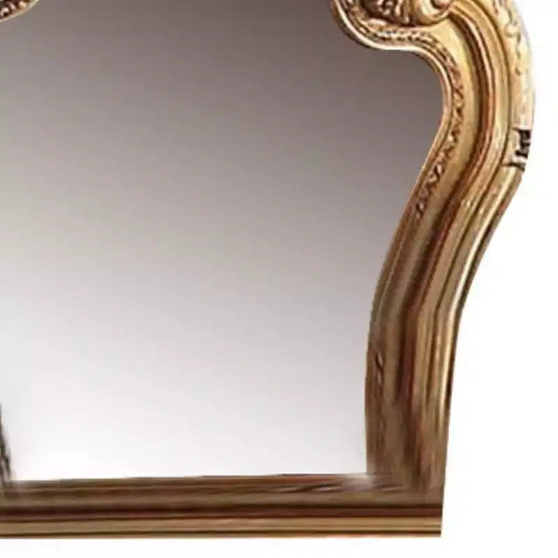 Dresser Mirror Gold Patina/Bone
