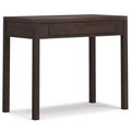 WyndenHall Fabian Small Desk Warm Walnut Brown
