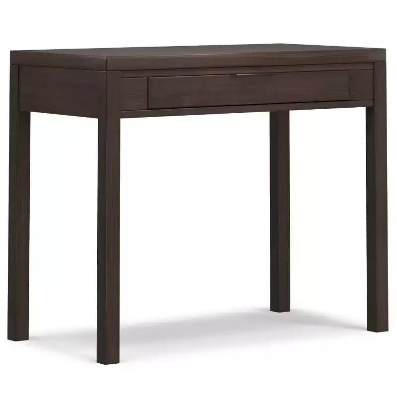 WyndenHall Fabian Small Desk Warm Walnut Brown