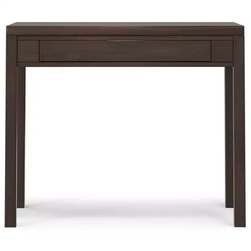 Small Desk Warm Walnut Brown