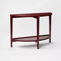 Console Table Lacquer Finish Dark Red - Threshold™ designed with Studio McGee
