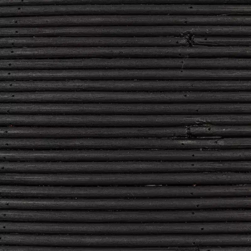 Round Barrel Side Table Black