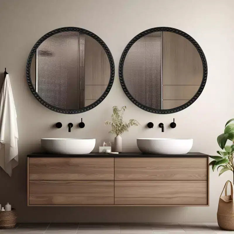 30 Inch Decorative Round Wall Mirror