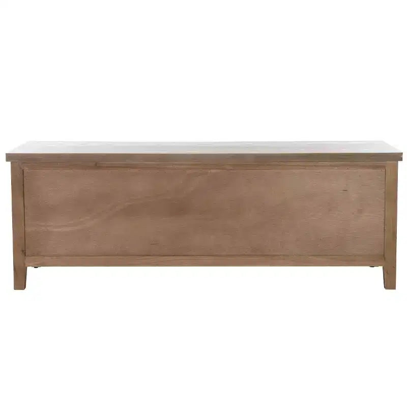 6-Shelf Media Stand - Oak