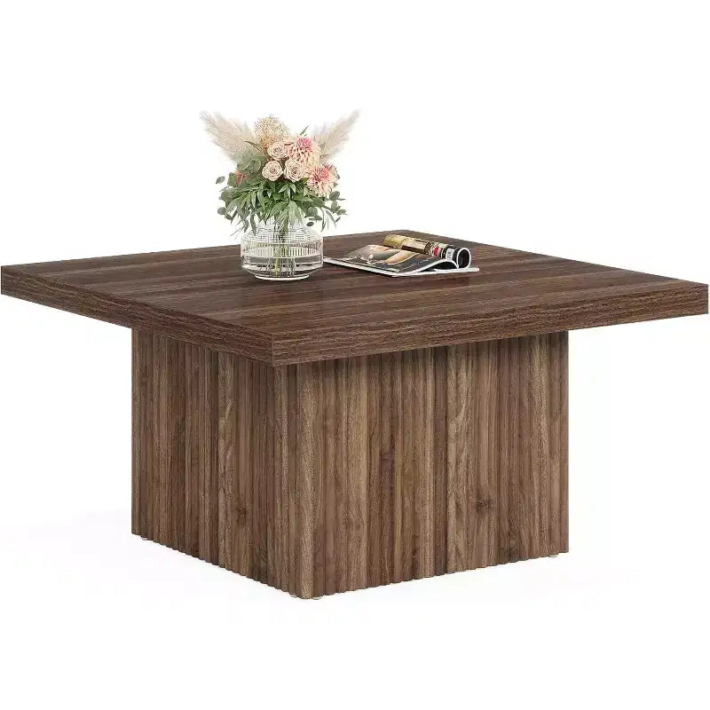 Lantine 31.5-Inch Vintage Square Coffee Cocktail Table