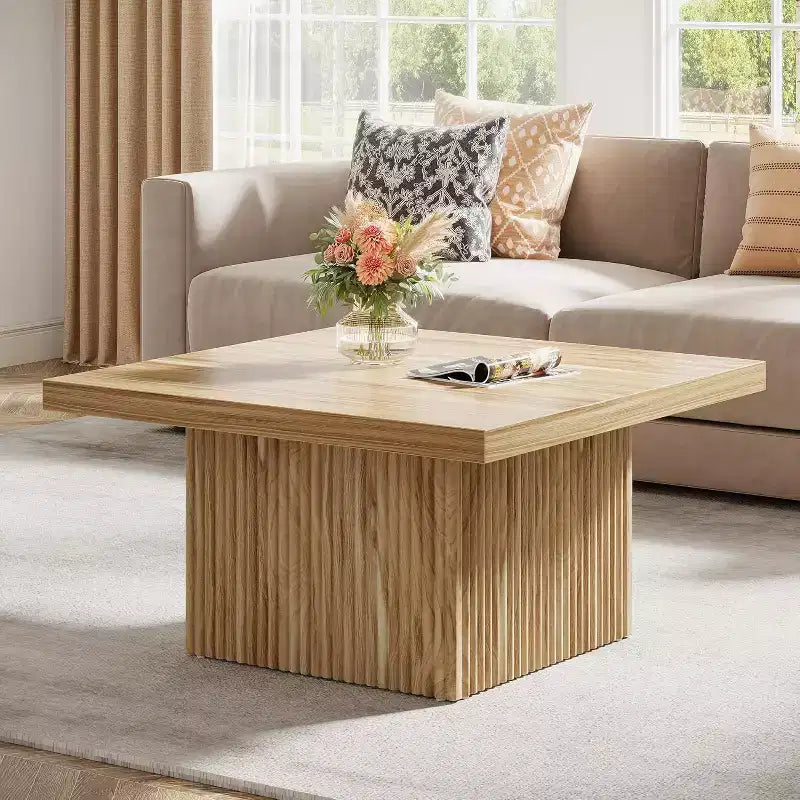 31.5-Inch Vintage Square Coffee Table