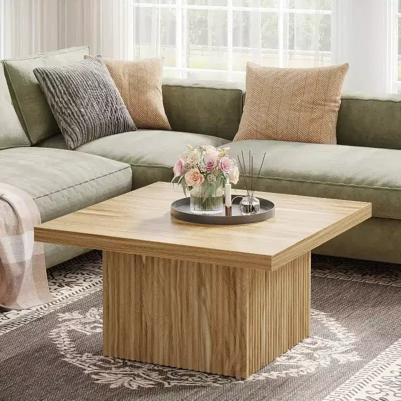 31.5-Inch Vintage Square Coffee Table