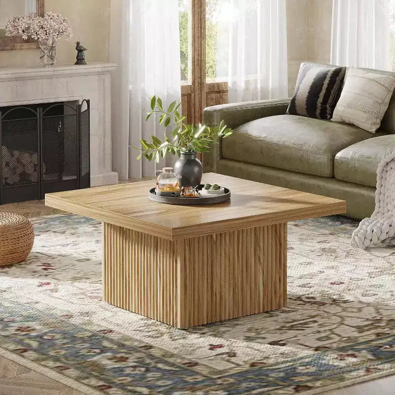 31.5-Inch Vintage Square Coffee Table