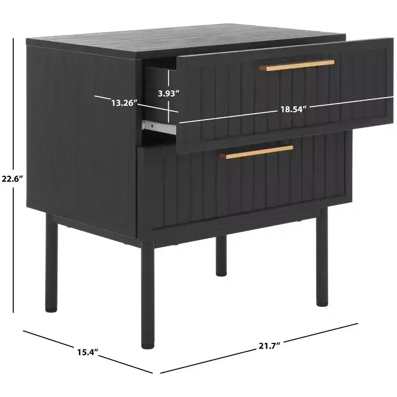 2 Drawer Nightstand