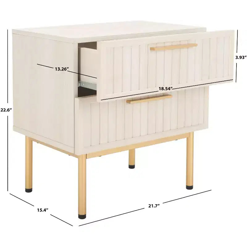 2 Drawer Nightstand