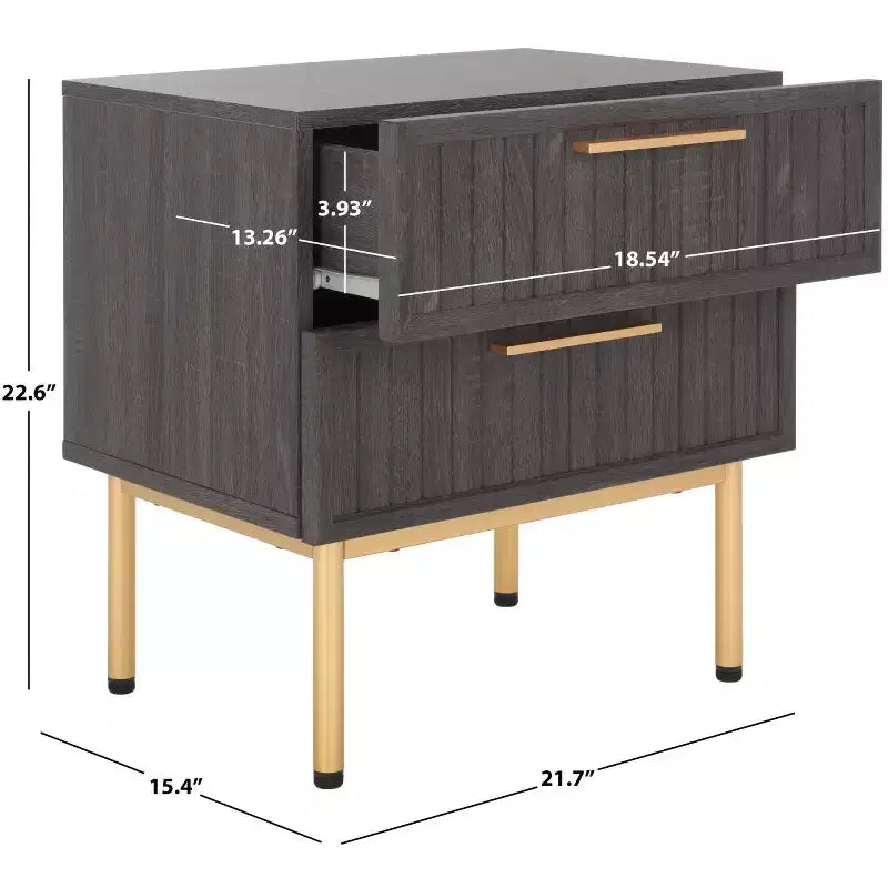 2 Drawer Nightstand