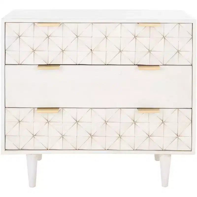 Zinnia 3 Drawer Chest - CHS9000 - Safavieh