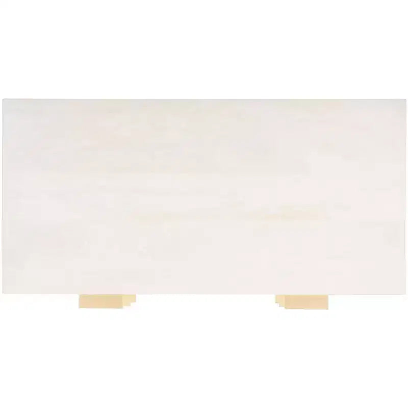 3 Drawer Chest - White Wash with Silver Accents