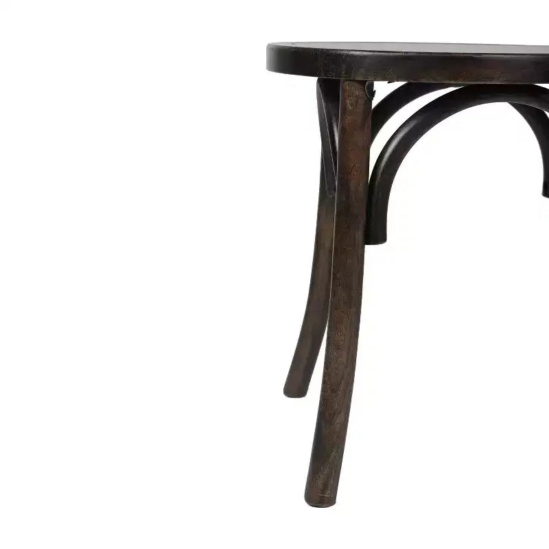 Solid Wood Stackable Dining Chair with Elegant Finish