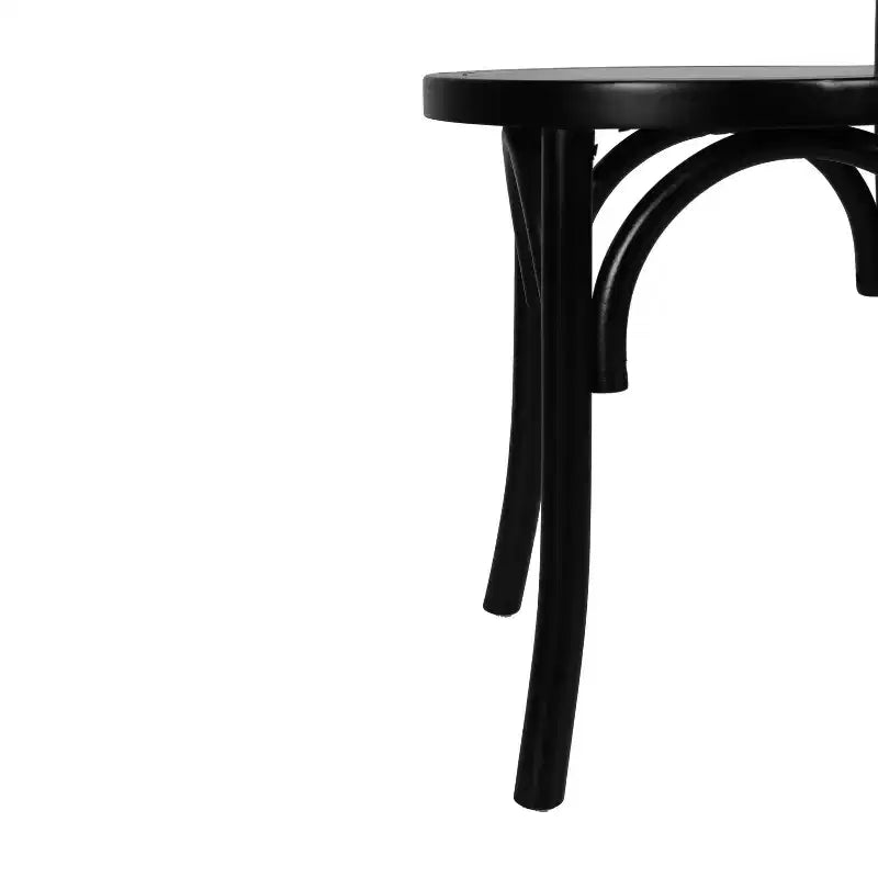 Solid Wood Stackable Dining Chair with Elegant Finish