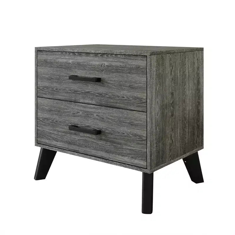 Nightstand with 2 Drawers
