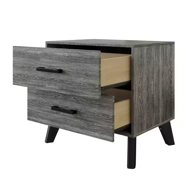 Nightstand with 2 Drawers