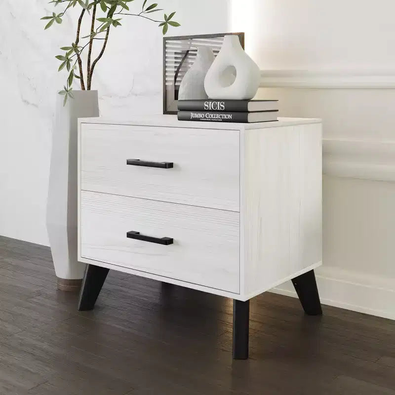 Nightstand with 2 Drawers