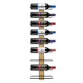 Sorbus 9 Bottle Mahogany Wood Wall Mounted Wine Rack - Perfect for Home Bar, Kitchen, Dining Room, Wall Wine Bottle