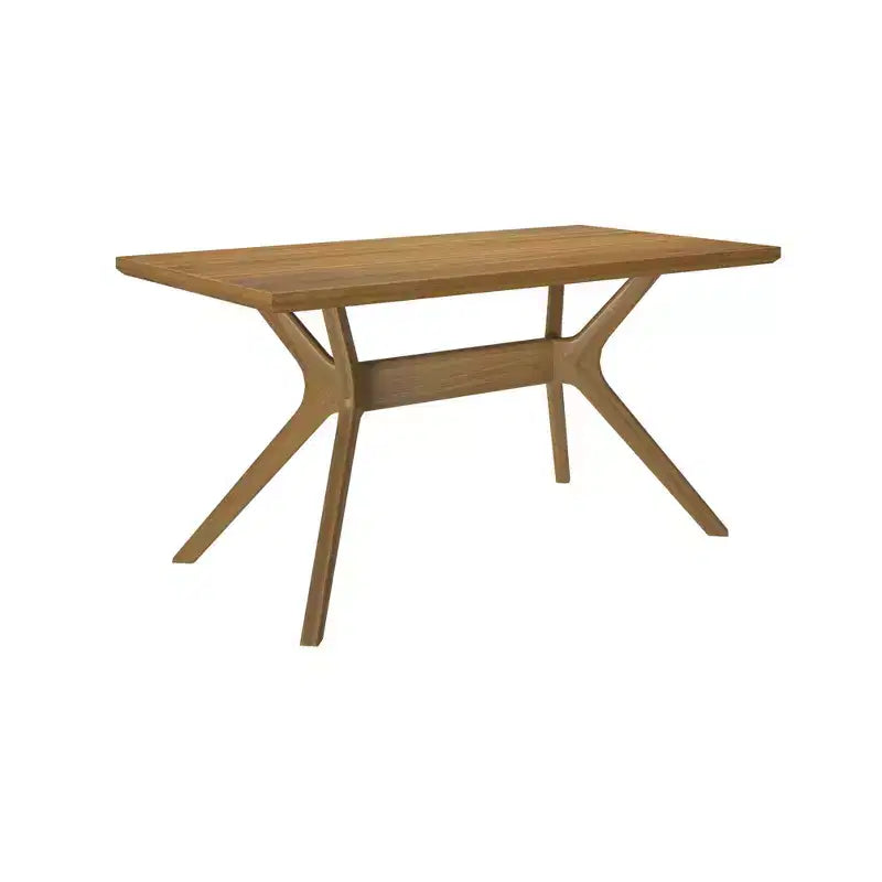 Rectangular Dining Table 60" Solid Wood Kitchen & Dining Room Table