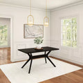 Rectangular Dining Table 60" Solid Wood Kitchen & Dining Room Table