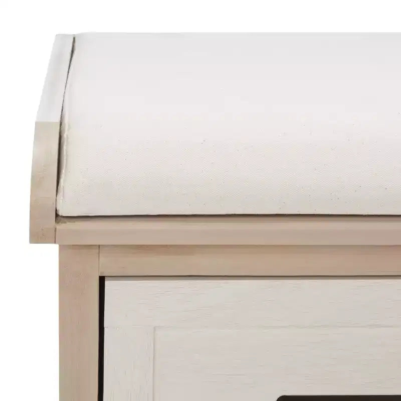 3 Drawer Cushion Storage Bench
