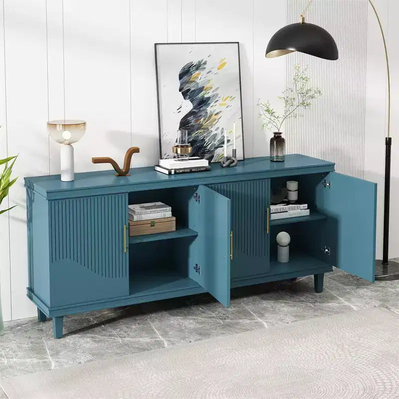 70" 4-Door Storage Cabinet Sideboard Buffet
