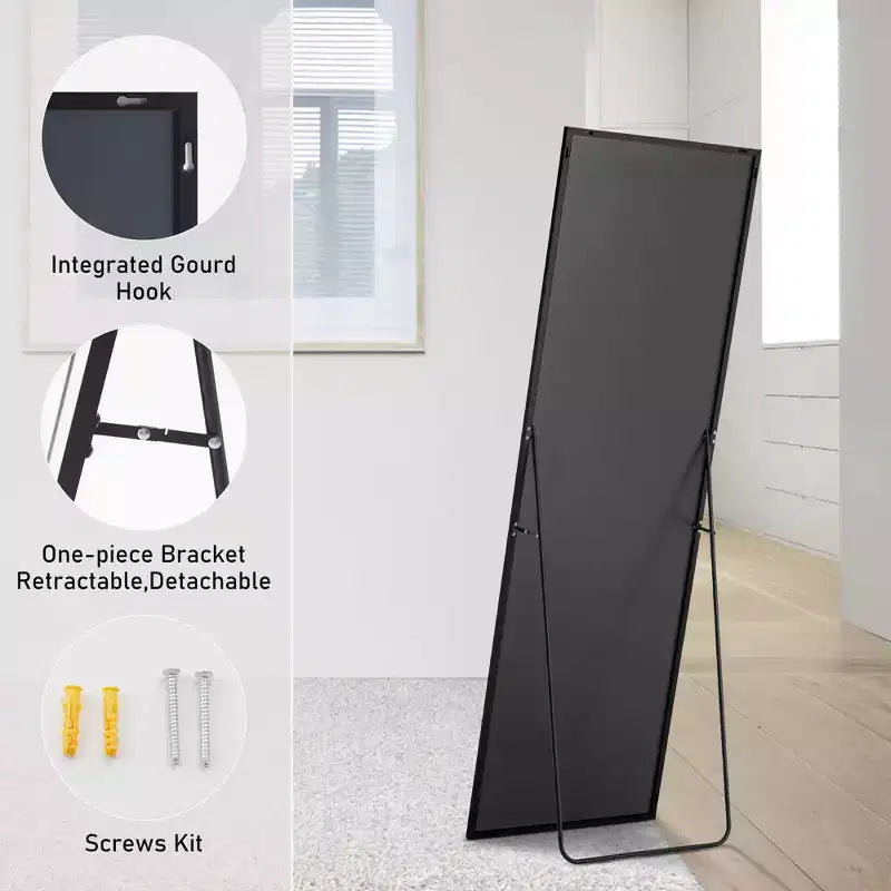 64x21 Extra-Large Full-Length Mirror: Freestanding, Wall-Mountable, Lean-Against & Hanging Options