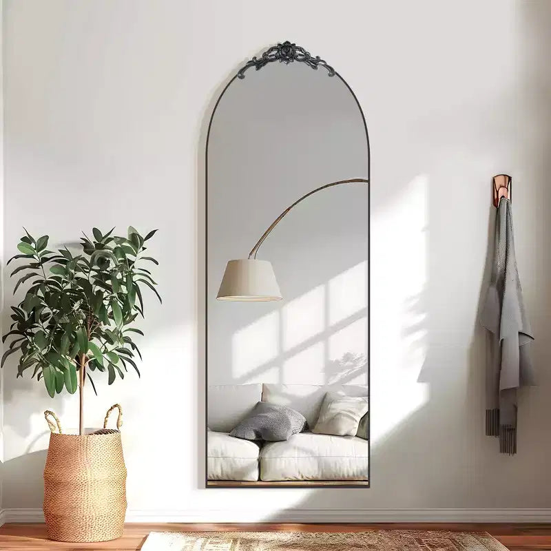 Vintage Arched Full Length Standing Mirror