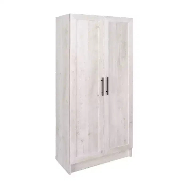 3-Shelf Accent Cabinet with Panel Doors