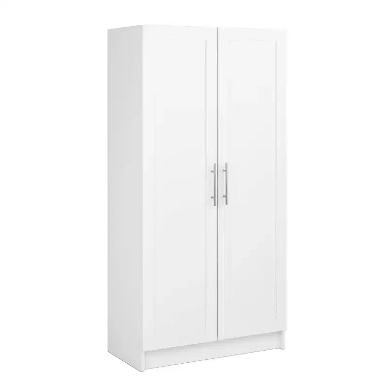 3-Shelf Accent Cabinet with Panel Doors