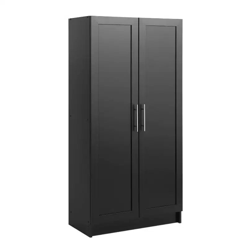 3-Shelf Accent Cabinet with Panel Doors