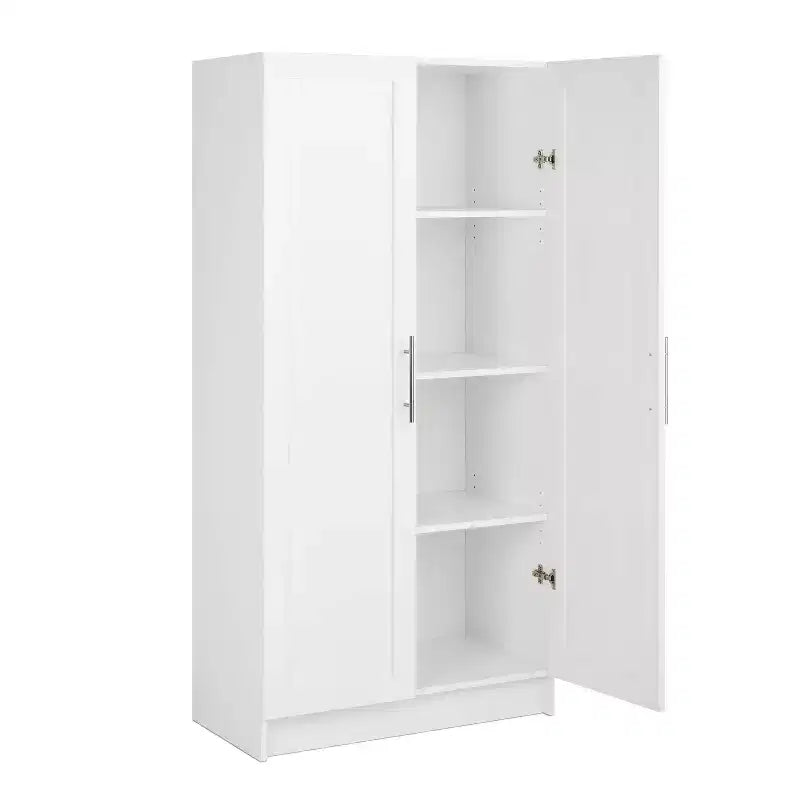 3-Shelf Accent Cabinet with Panel Doors