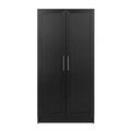 3-Shelf Accent Cabinet with Panel Doors