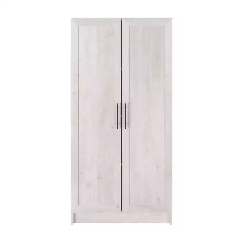 3-Shelf Accent Cabinet with Panel Doors