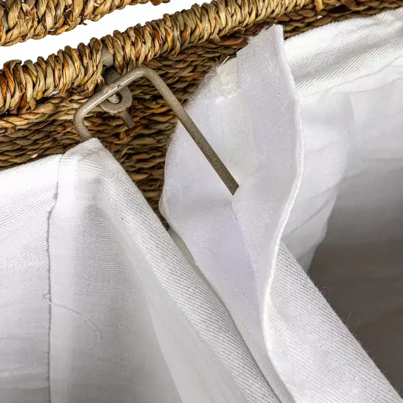 3 Compartment Laundry Sorter, Wicker Laundry Sorter