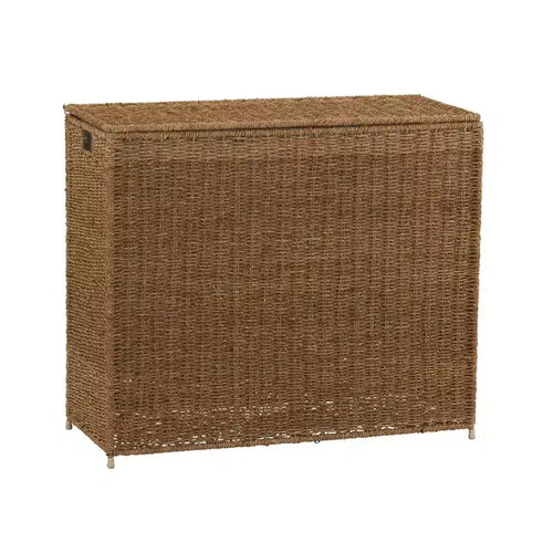 3 Compartment Laundry Sorter, Wicker Laundry Sorter