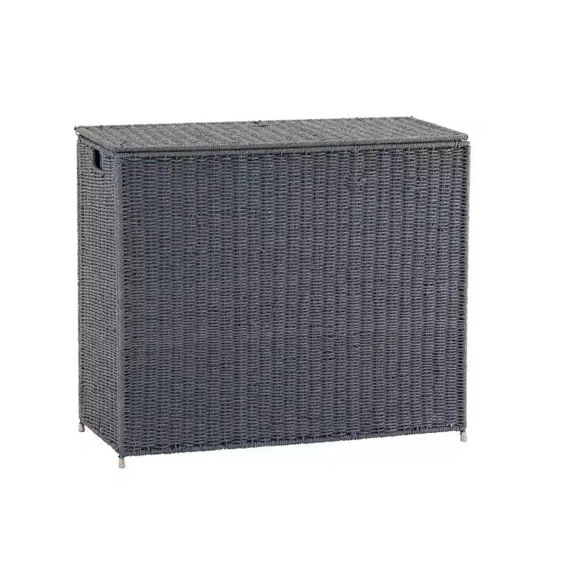 3 Compartment Laundry Sorter, Wicker Laundry Sorter